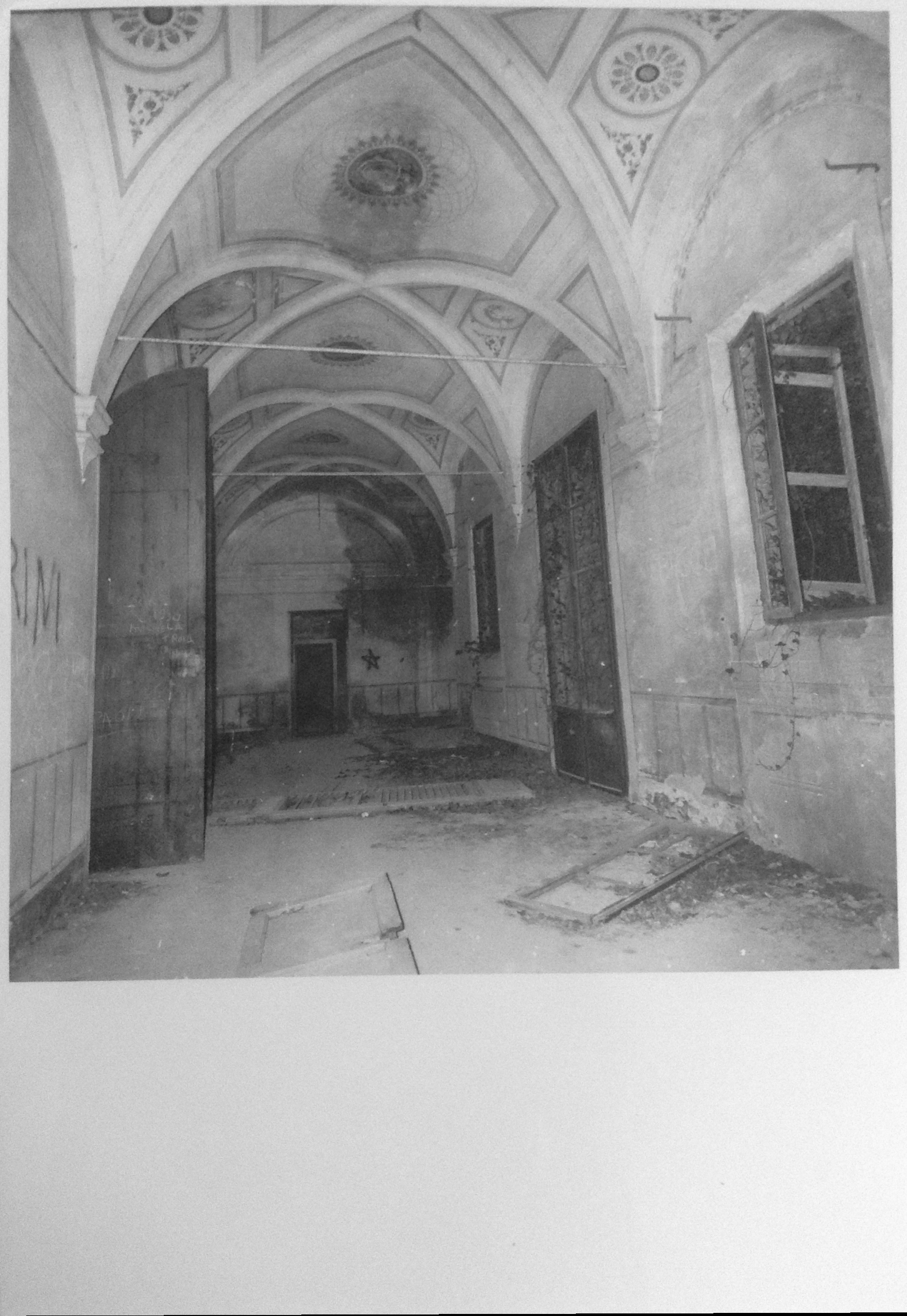 motivi decorativi geometrici e vegetali (pittura murale, complesso decorativo) - ambito toscano (seconda metà XIX)