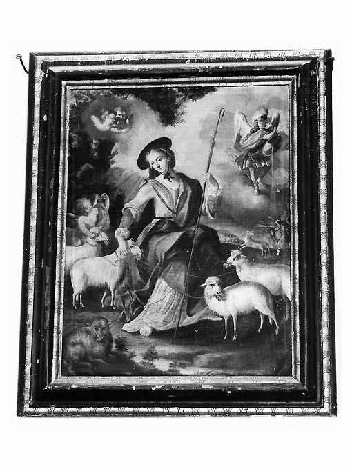 Madonna pastorella (dipinto) - ambito Italia meridionale (seconda metà sec. XVIII)