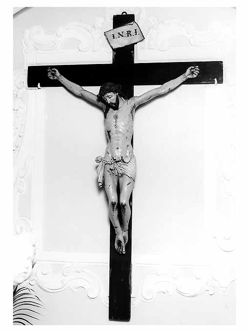 Cristo crocifisso (croce da parete) - ambito pugliese (prima metà sec. XVIII)