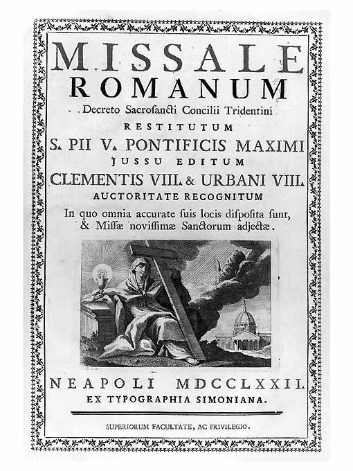 coperta di libro liturgico - ambito napoletano (sec. XVIII)