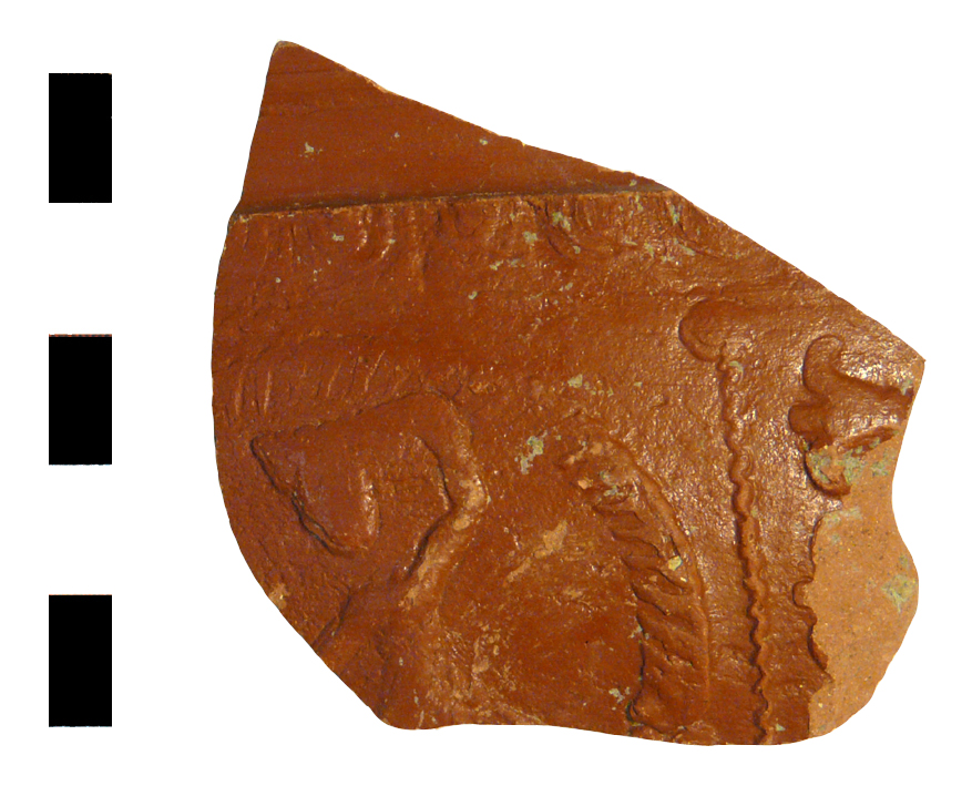 coppa/ emisferica, Dragendorff 37 - ambito gallo romano, produzione di La Graufesenque (I-II)