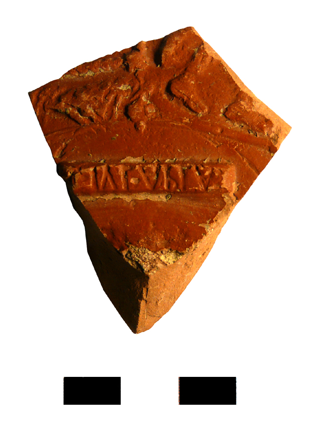 coppa/ emisferica, Dragendorff 37 di Iulius Aplastus - ambito gallo romano, produzione di La Graufesenque (I-II)