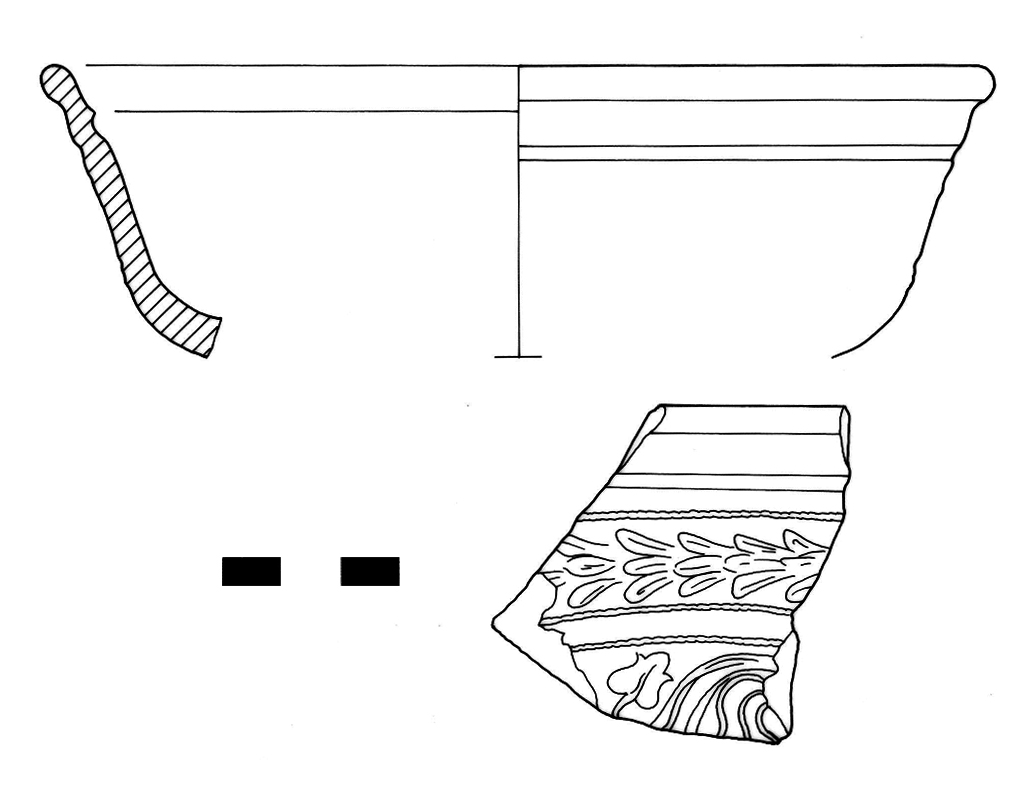 coppa/ carenata, Dragendorff 29 - ambito gallo romano, produzione di La Graufesenque (I)