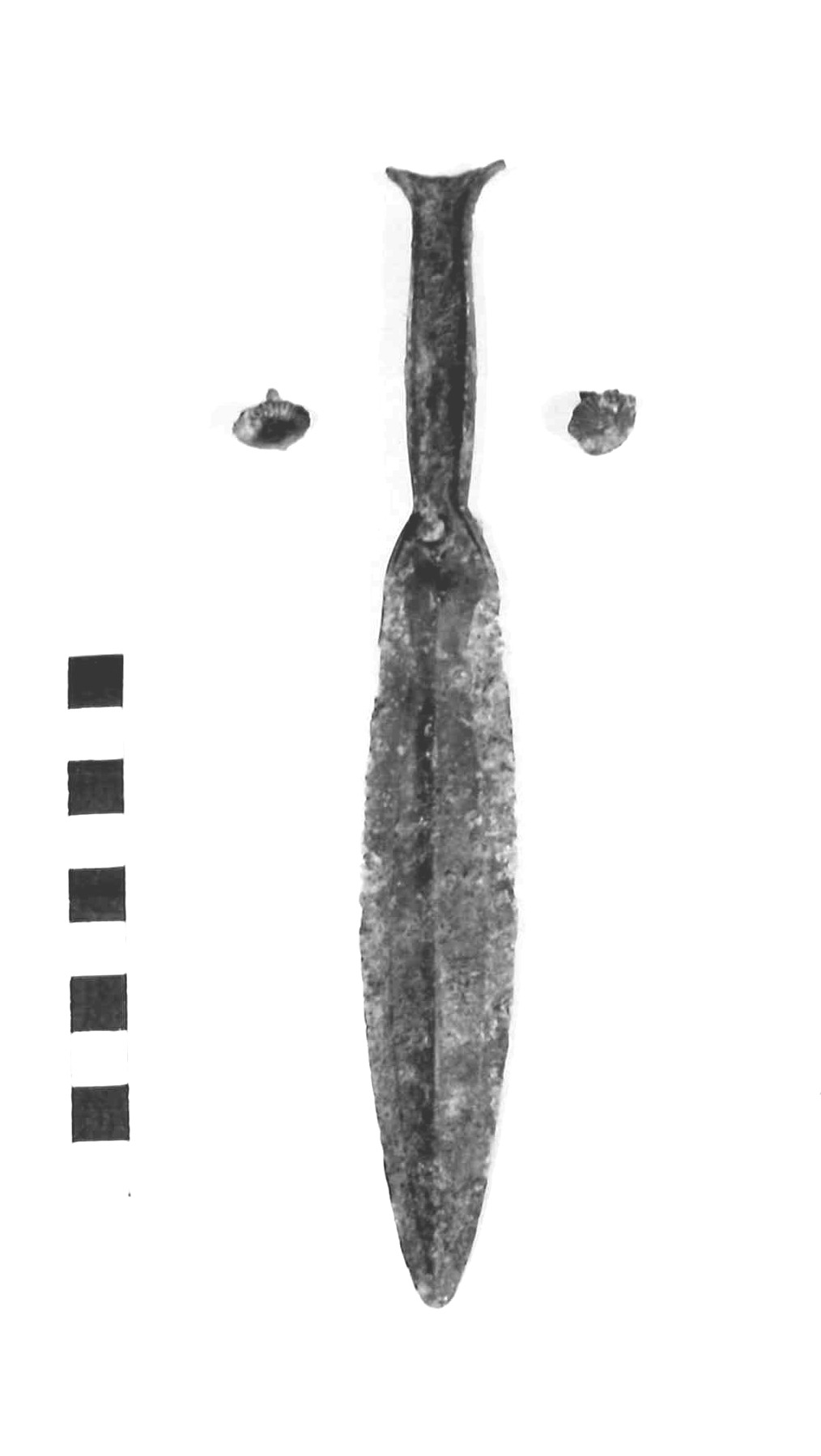 pugnale a lingua da presa, tipo Gorzano - subappenninico (età del bronzo finale)