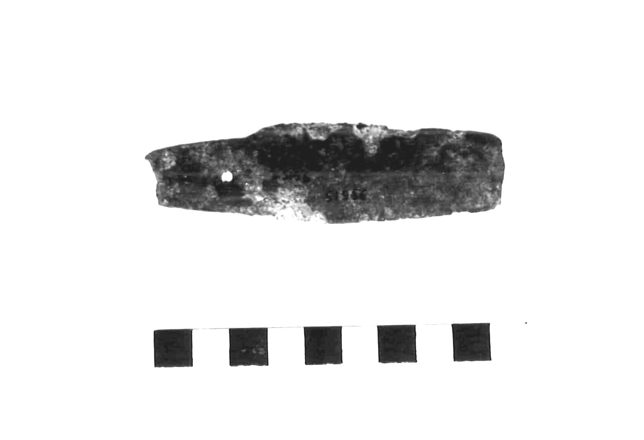 pugnale a codolo - subappenninico (età del bronzo finale)