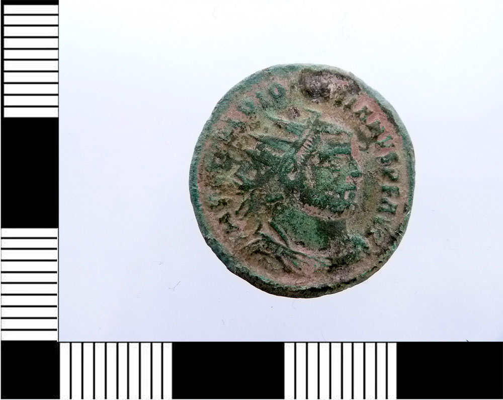 moneta - frazione di follis (Eta' di Diocleziano)