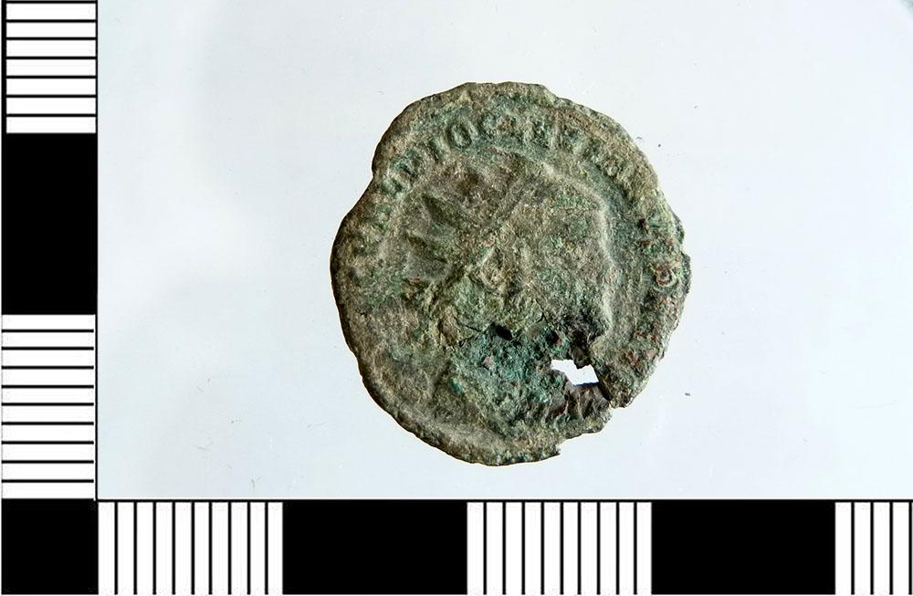 moneta - frazione di follis (Eta' di Diocleziano)