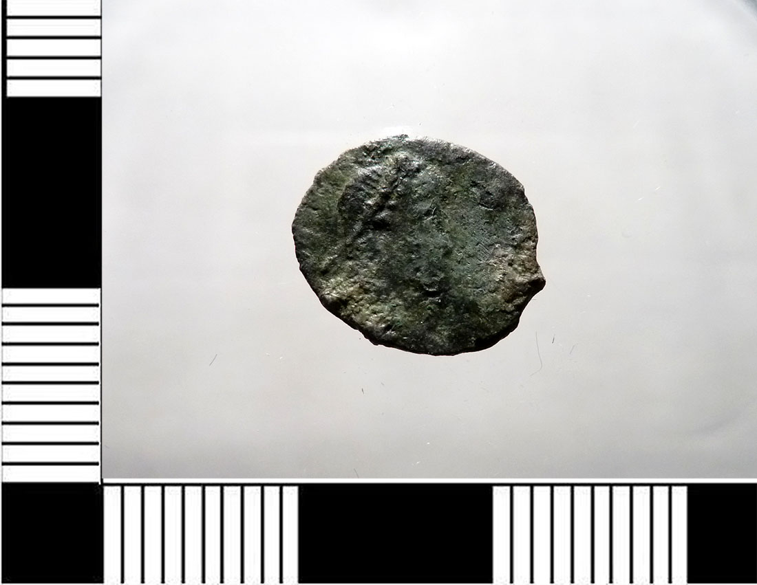 moneta - AE4 (Età di Valentiniano II/Teodosio I/Arcadio/Onorio/G)