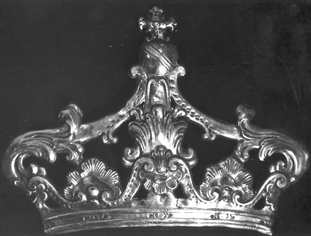 corona da dipinto, serie - bottega napoletana (sec. XVIII)