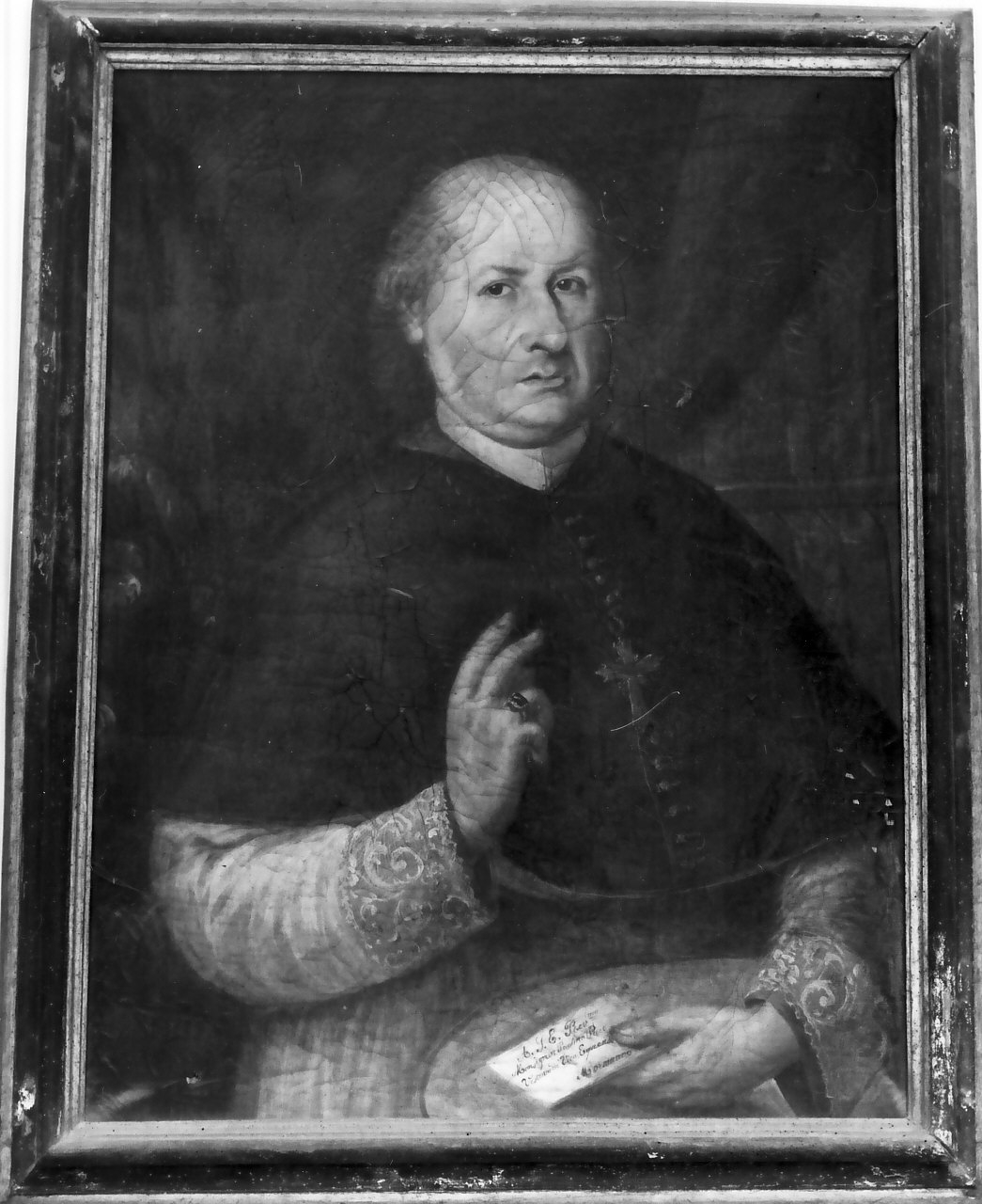 Monsignor Pace, ritratto di ecclesiastico (dipinto) - ambito calabrese (fine sec. XVIII)