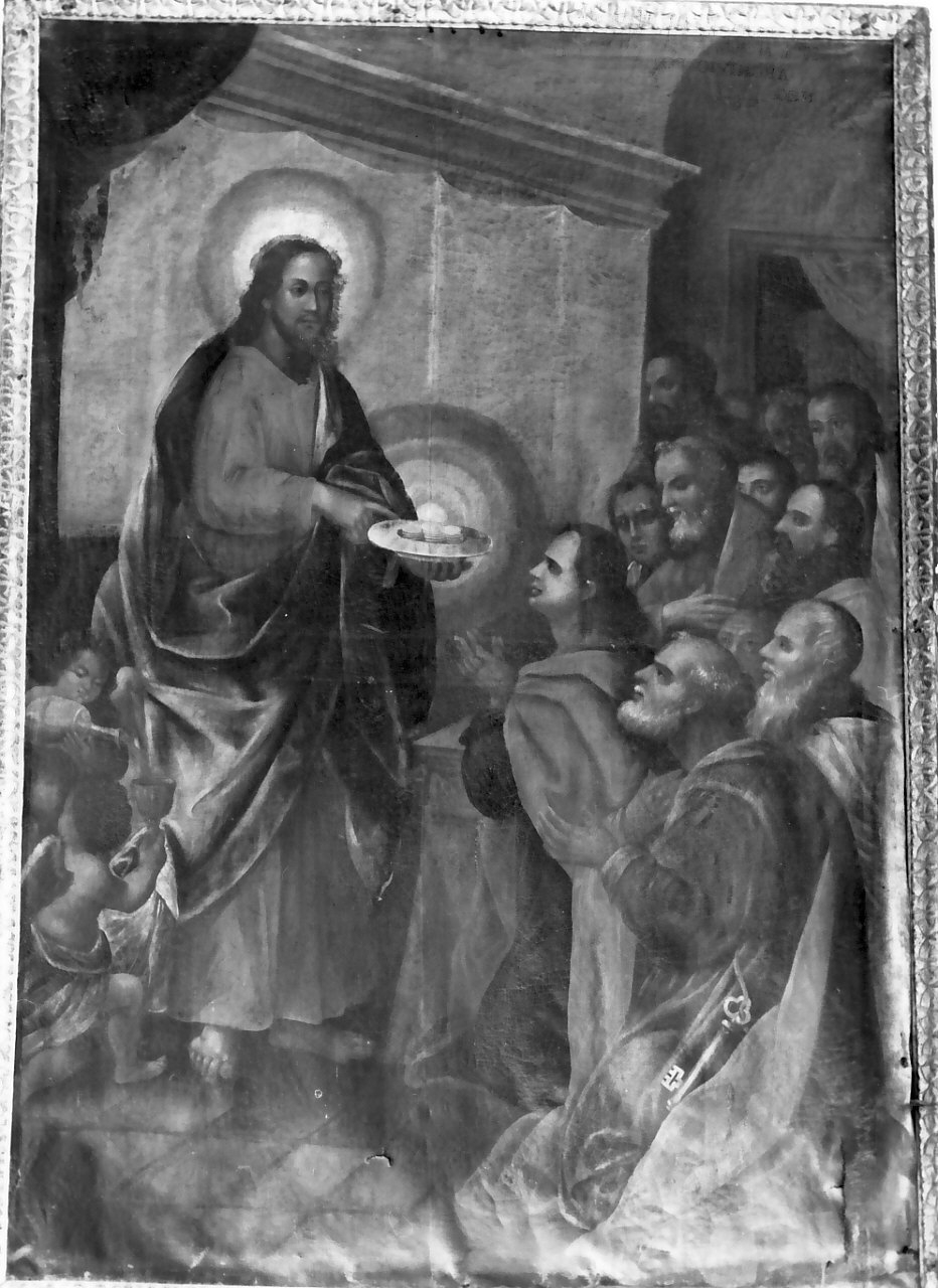 comunione degli apostoli (dipinto) - ambito calabrese (sec. XVIII)