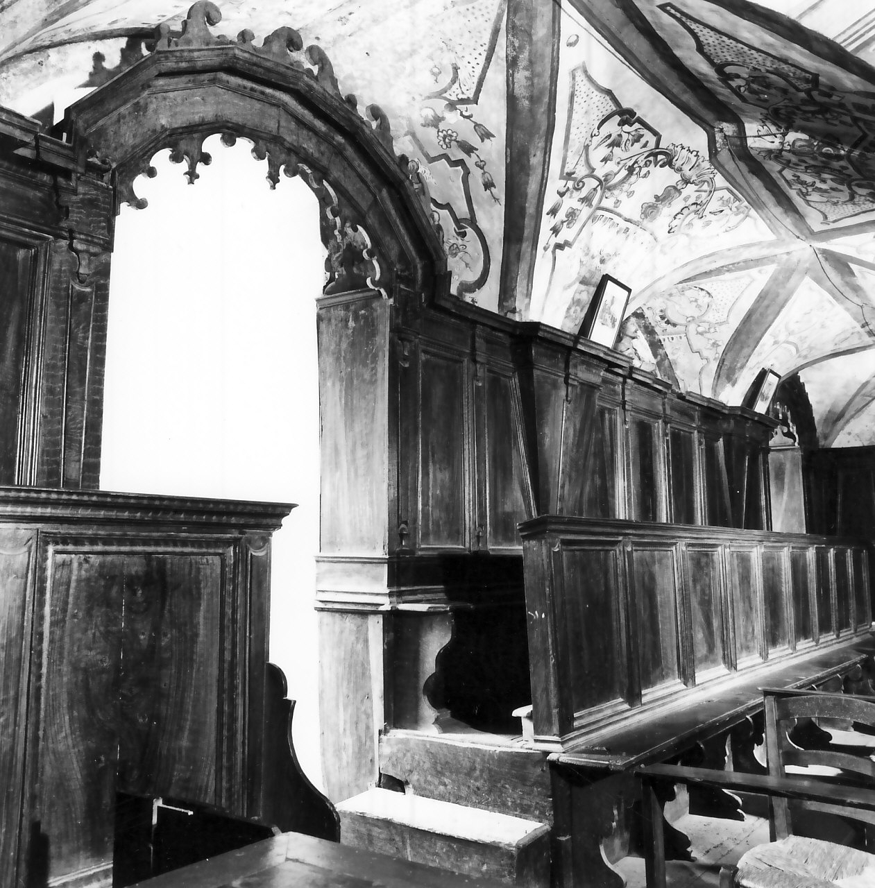 stalli del coro, serie - bottega calabrese (inizio sec. XX)