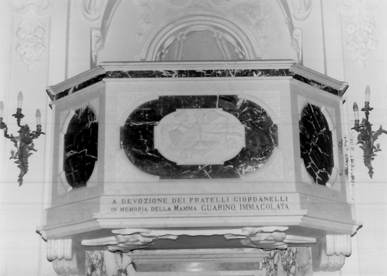 pulpito, opera isolata - bottega calabrese (primo quarto sec. XX)