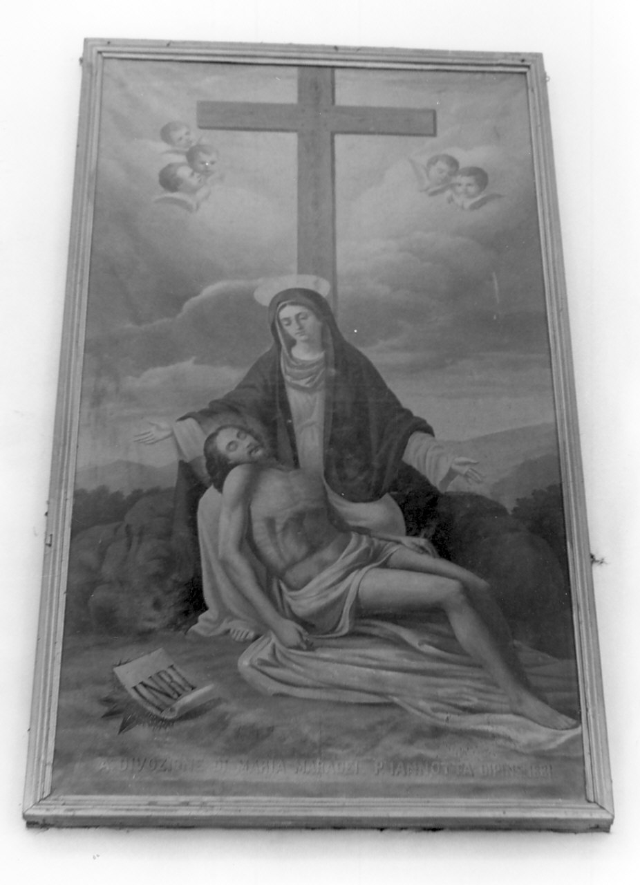 Pietà (dipinto) di Iannotta Pasquale (sec. XIX)