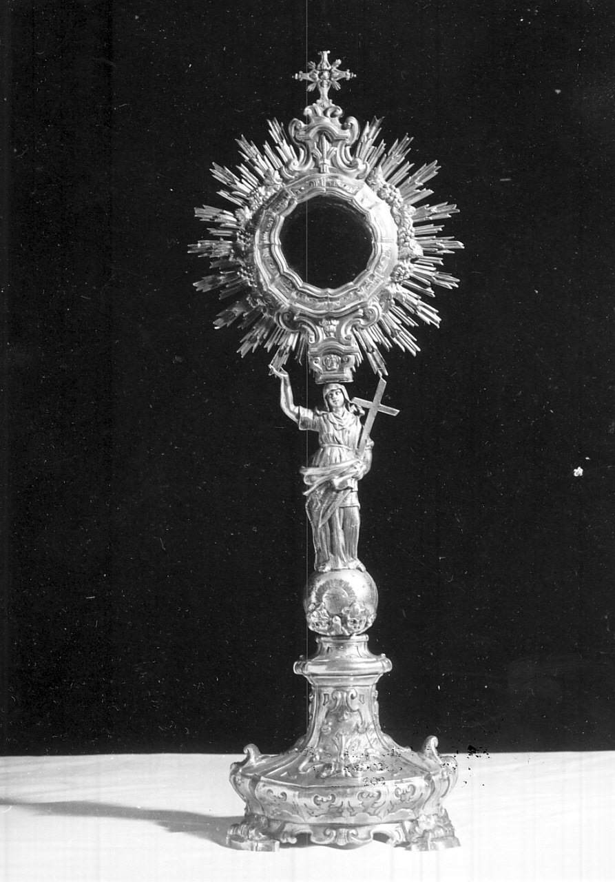 ostensorio, opera isolata - bottega napoletana (inizio sec. XIX)