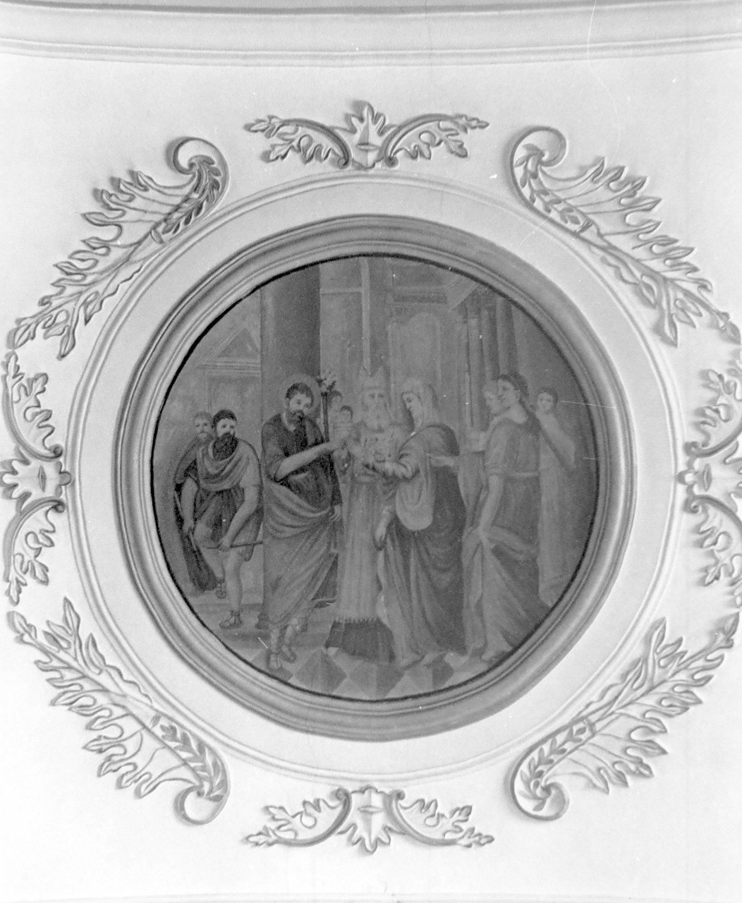 Sposalizio di Maria Vergine (dipinto, elemento d'insieme) - ambito Italia meridionale (inizio sec. XX)