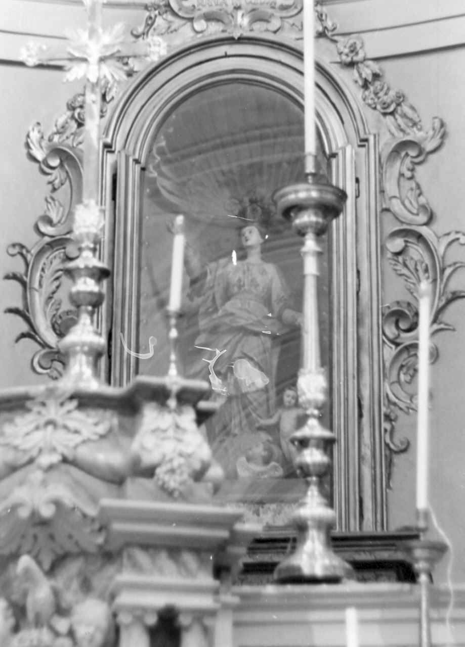 Madonna Assunta con angeli (gruppo scultoreo) - bottega Italia meridionale (fine sec. XIX)