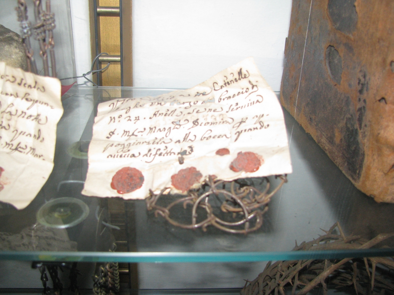 cilicio, catena, strumento per l'autopunizione corporale - produzione fiorentina (1673/08/14)