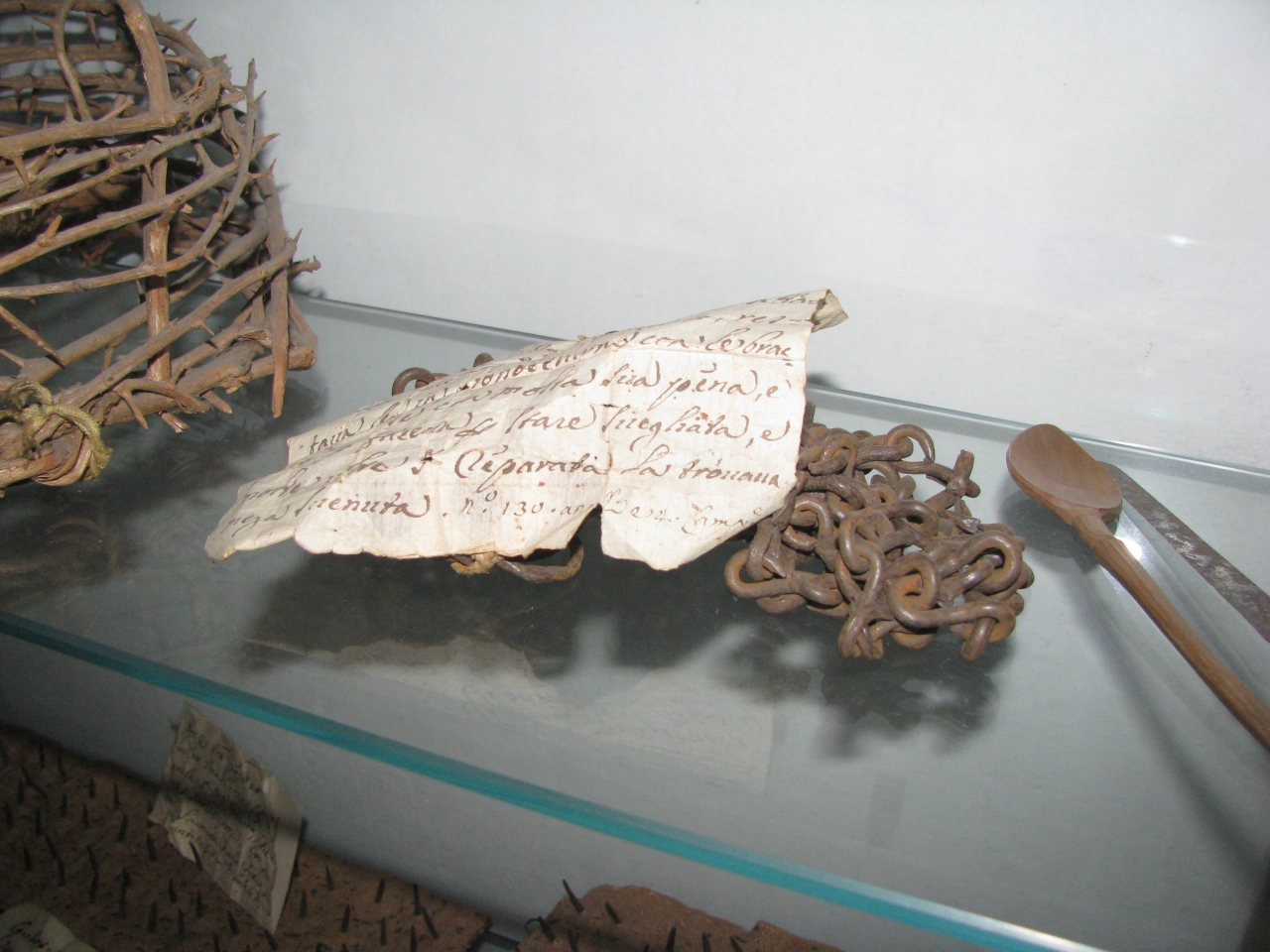 cilicio, catena, strumento per l'autopunizione corporale - produzione fiorentina (1673/08/14)