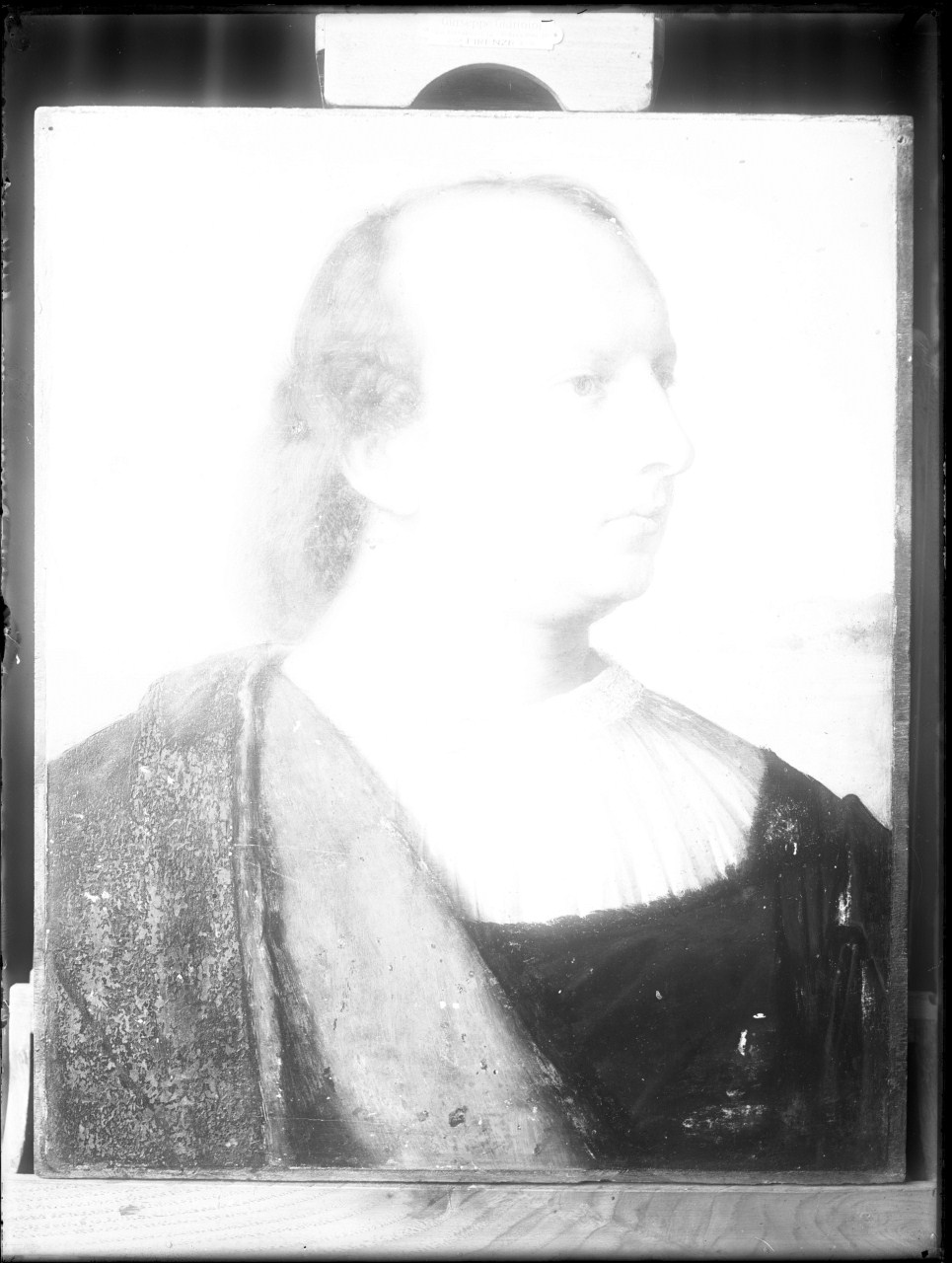 Ritratto d'uomo; dipinto su tavola; V. Catena - collezione privata (negativo) di Catena Vincenzo, Vermehren, Augusto (prima metà XX)