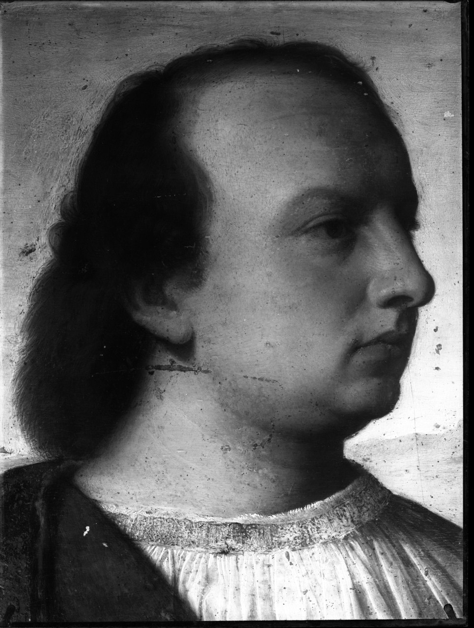 Ritratto d'uomo; dipinto su tavola; V. Catena - collezione privata (negativo) di Catena Vincenzo, Vermehren, Augusto (prima metà XX)