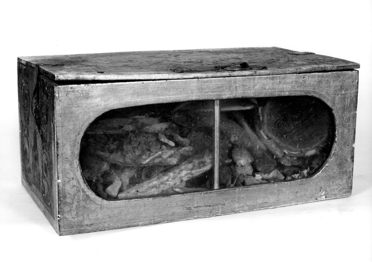 reliquiario a teca - bottega toscana (prima metà sec. XVII)