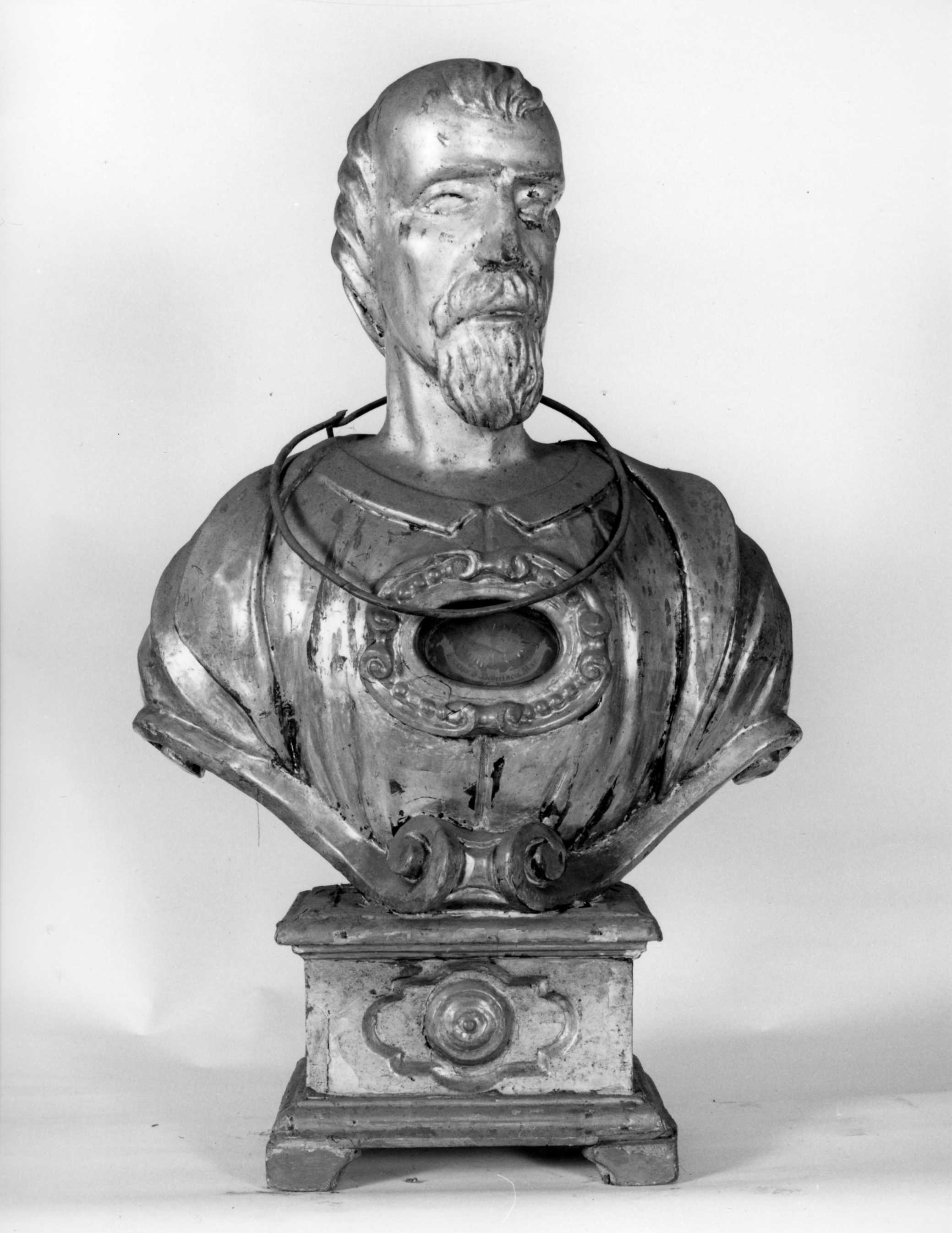 San Bonifacio (reliquiario - a busto, serie) - bottega toscana (prima metà sec. XVIII)