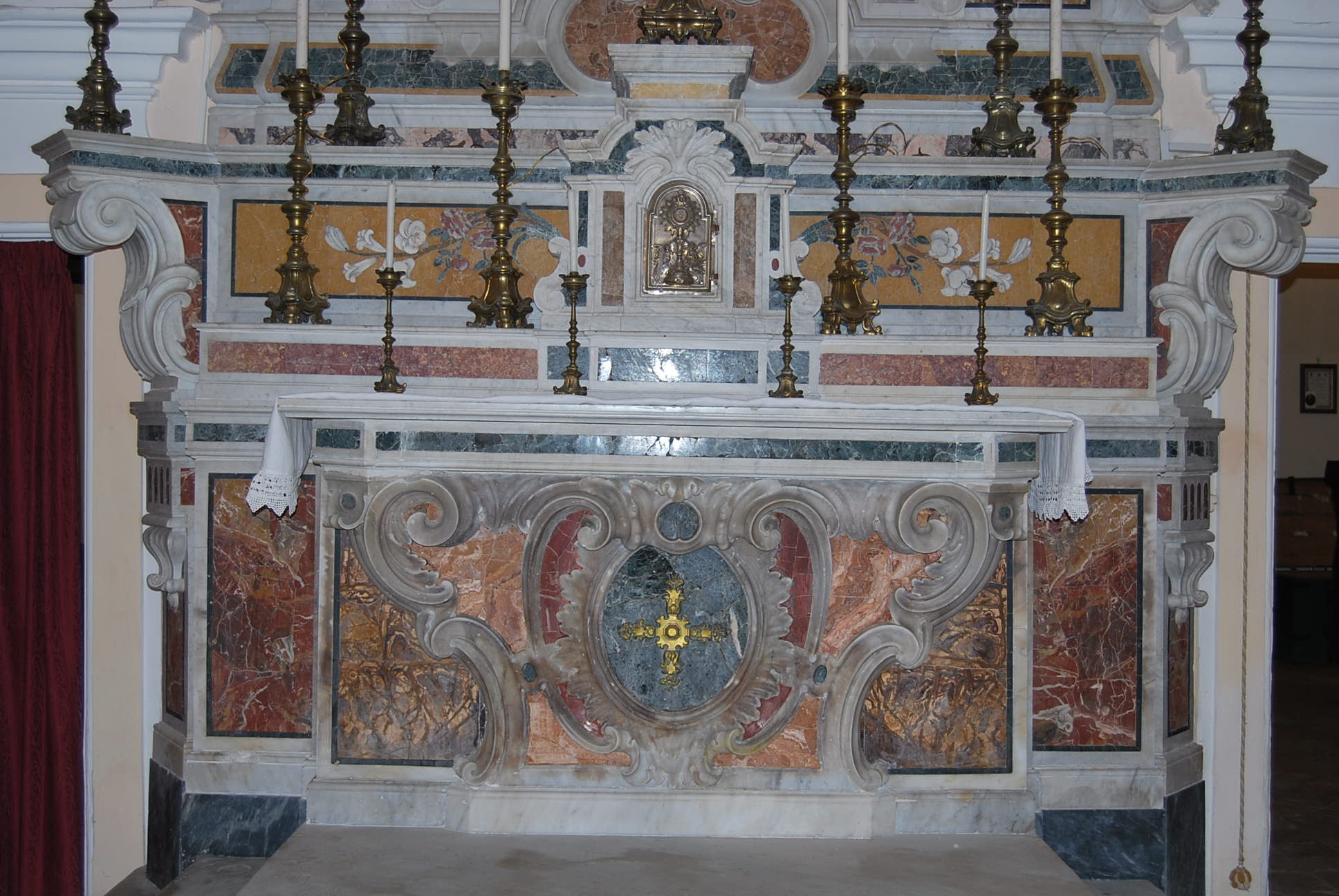 Madonna Addolorata, Madonna (altare maggiore) - bottega campana (inizio sec. XIX)