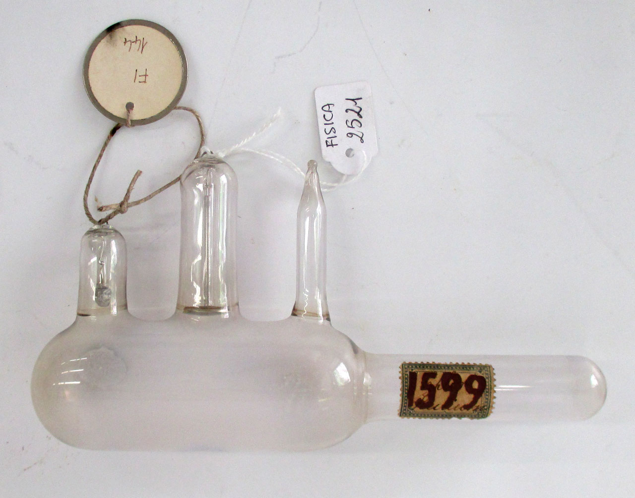 tubo, per scariche nel vuoto con cloruro di sodio (sec. XX)