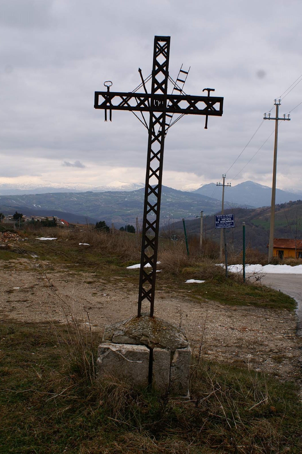 croce viaria - bottega Italia centro-meridionale (prima metà XX)