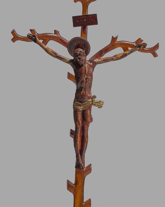 Cristo crocifisso (crocifisso) - manifattura Germania nord-orientale (prima metà sec. XVII)