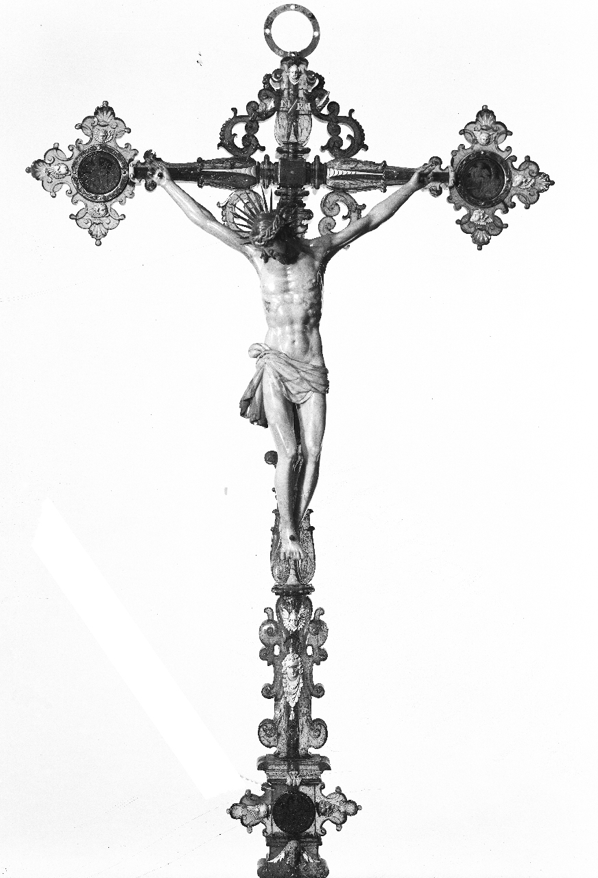 Cristo crocifisso (crocifisso) di Schreiber George (secondo quarto sec. XVII)