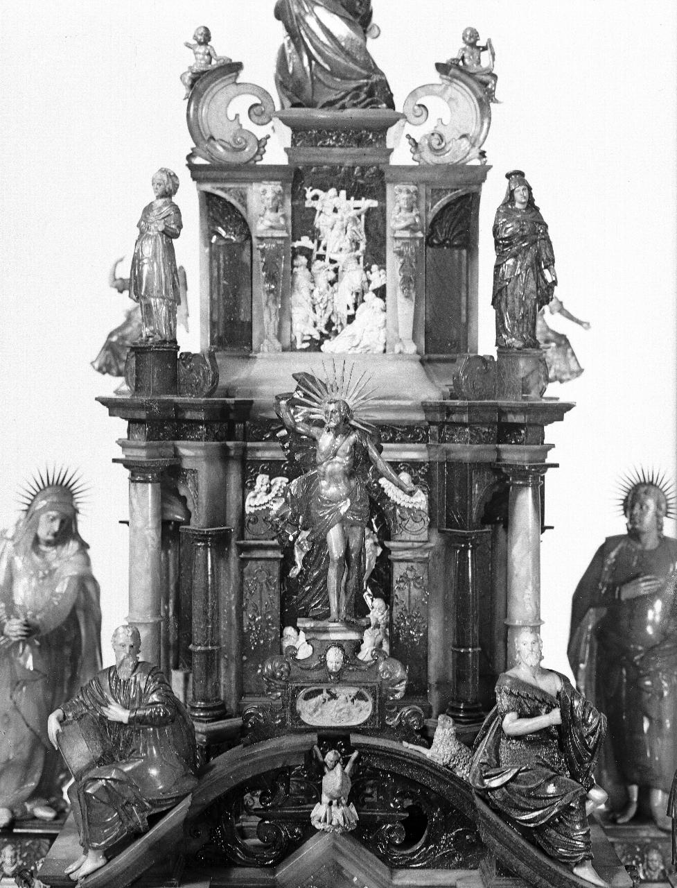 Cristo trionfante (statuetta) di Schreiber George (secondo quarto sec. XVII)