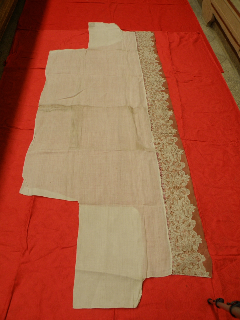 tovaglia d'altare - manifattura toscana (prima metà sec. XIX)