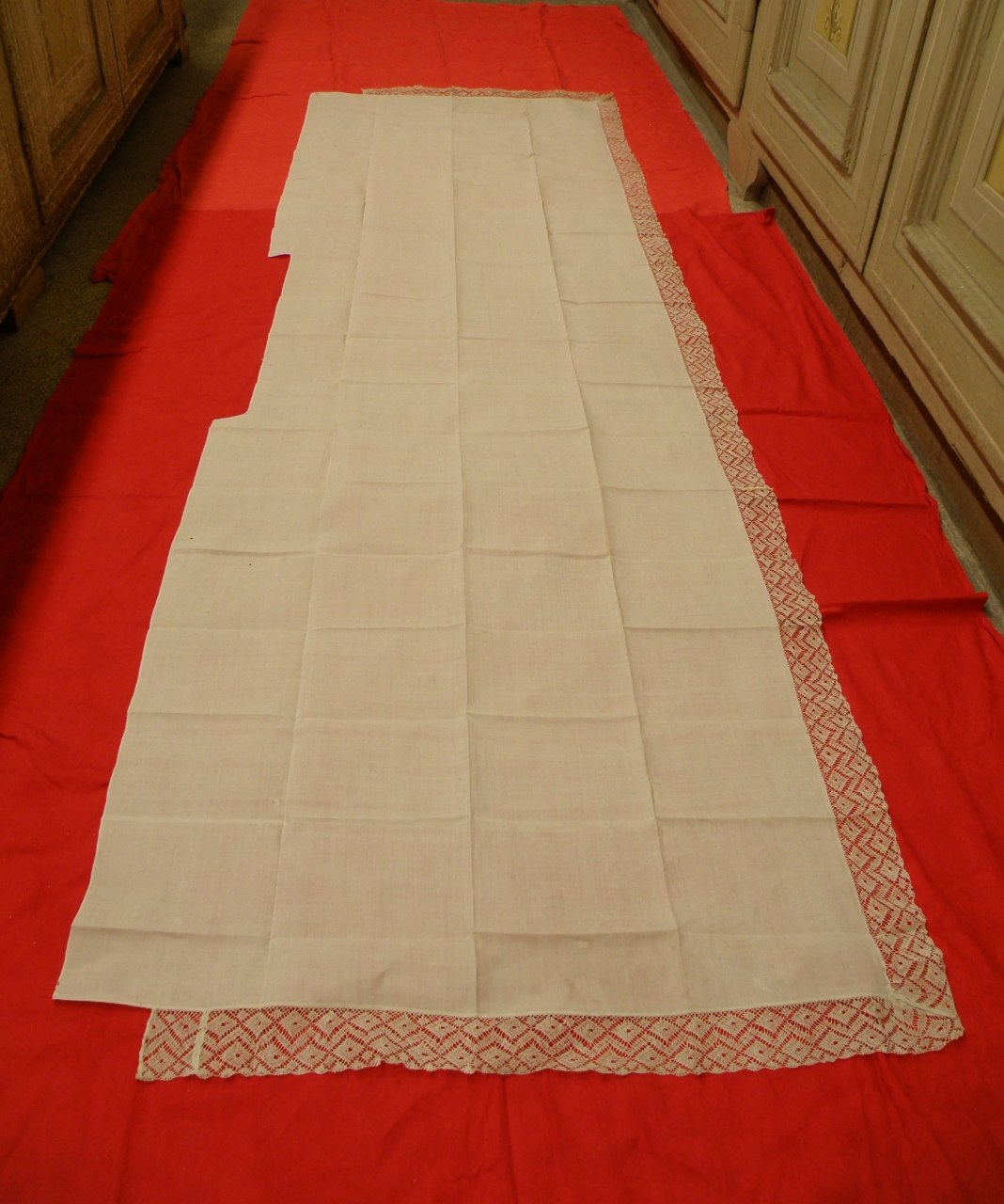 tovaglia d'altare - manifattura toscana (sec. XIX)