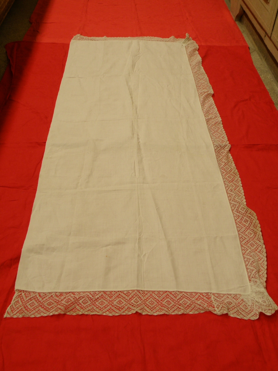 tovaglia d'altare - manifattura toscana (prima metà sec. XIX)