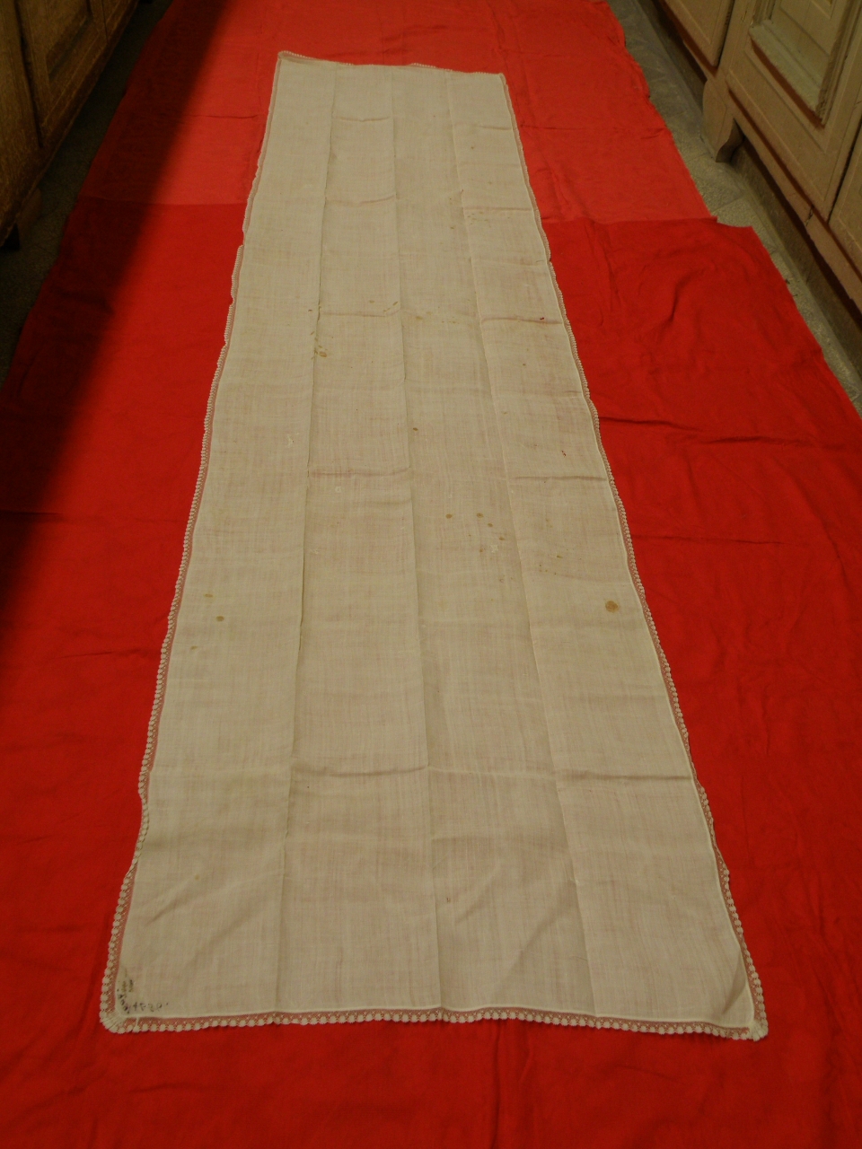 tovaglia d'altare - manifattura toscana (prima metà sec. XIX)