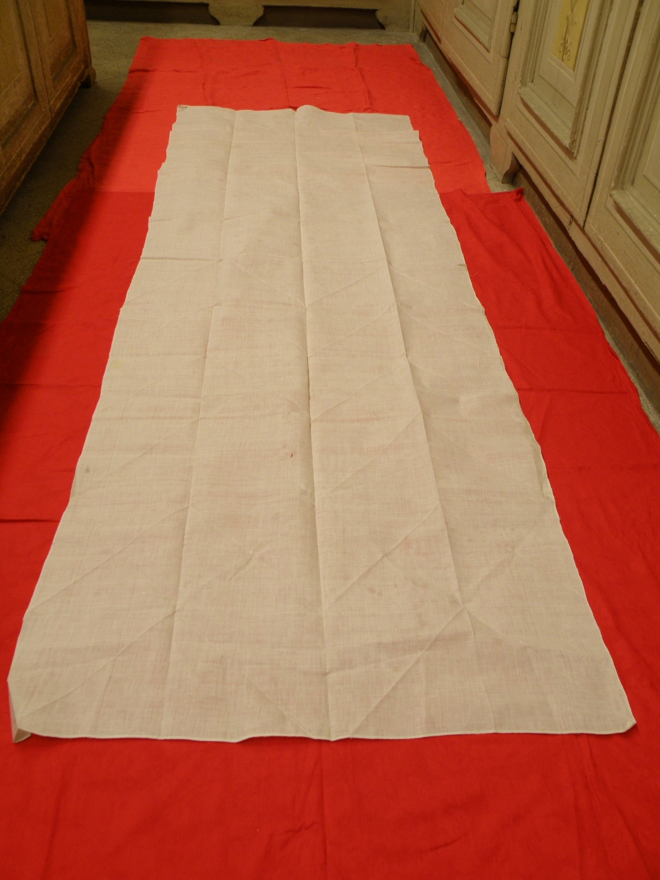 tovaglia d'altare - manifattura toscana (prima metà sec. XIX)