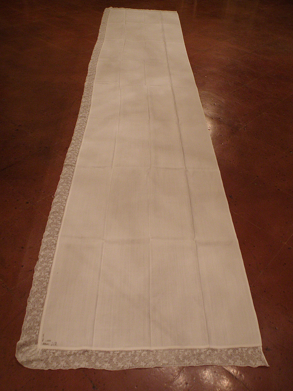 tovaglia d'altare - manifattura toscana (seconda metà sec. XIX)