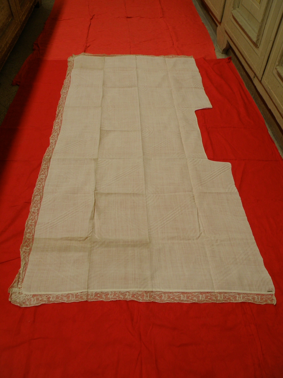 tovaglia d'altare - manifattura toscana (sec. XIX)