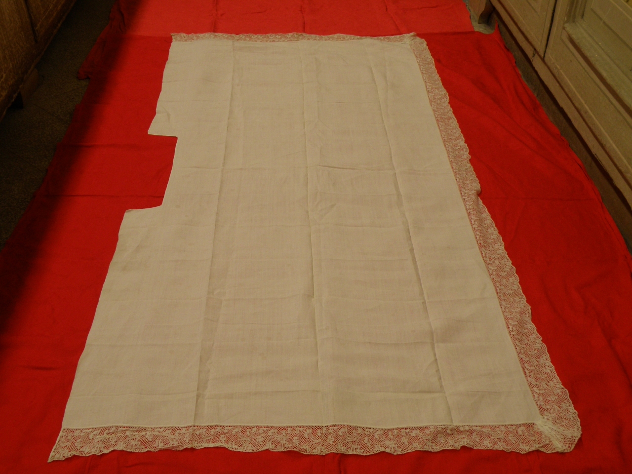 tovaglia d'altare - manifattura toscana (sec. XIX)