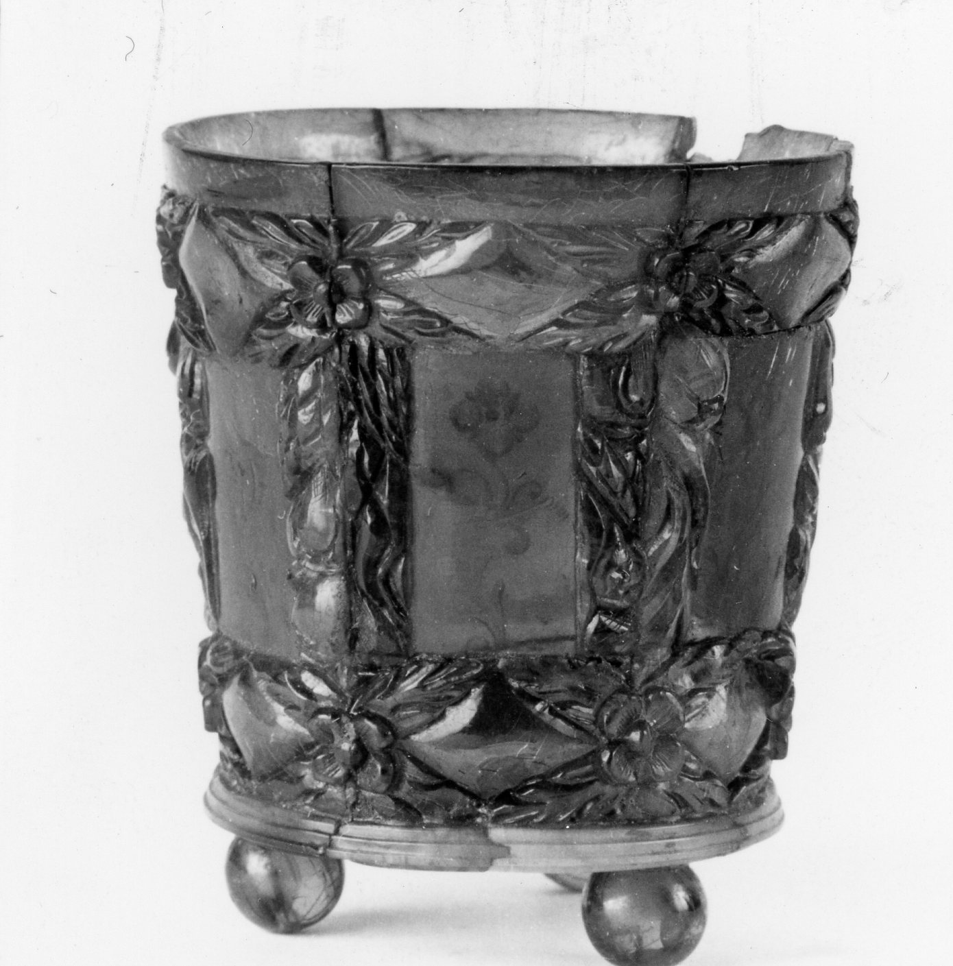 bicchiere - manifattura Germania nord-orientale (seconda metà sec. XVII)