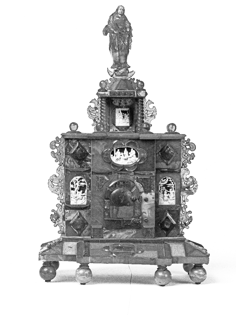 Madonna con Bambino (statuetta) - manifattura Germania nord-orientale (metà sec. XVII)