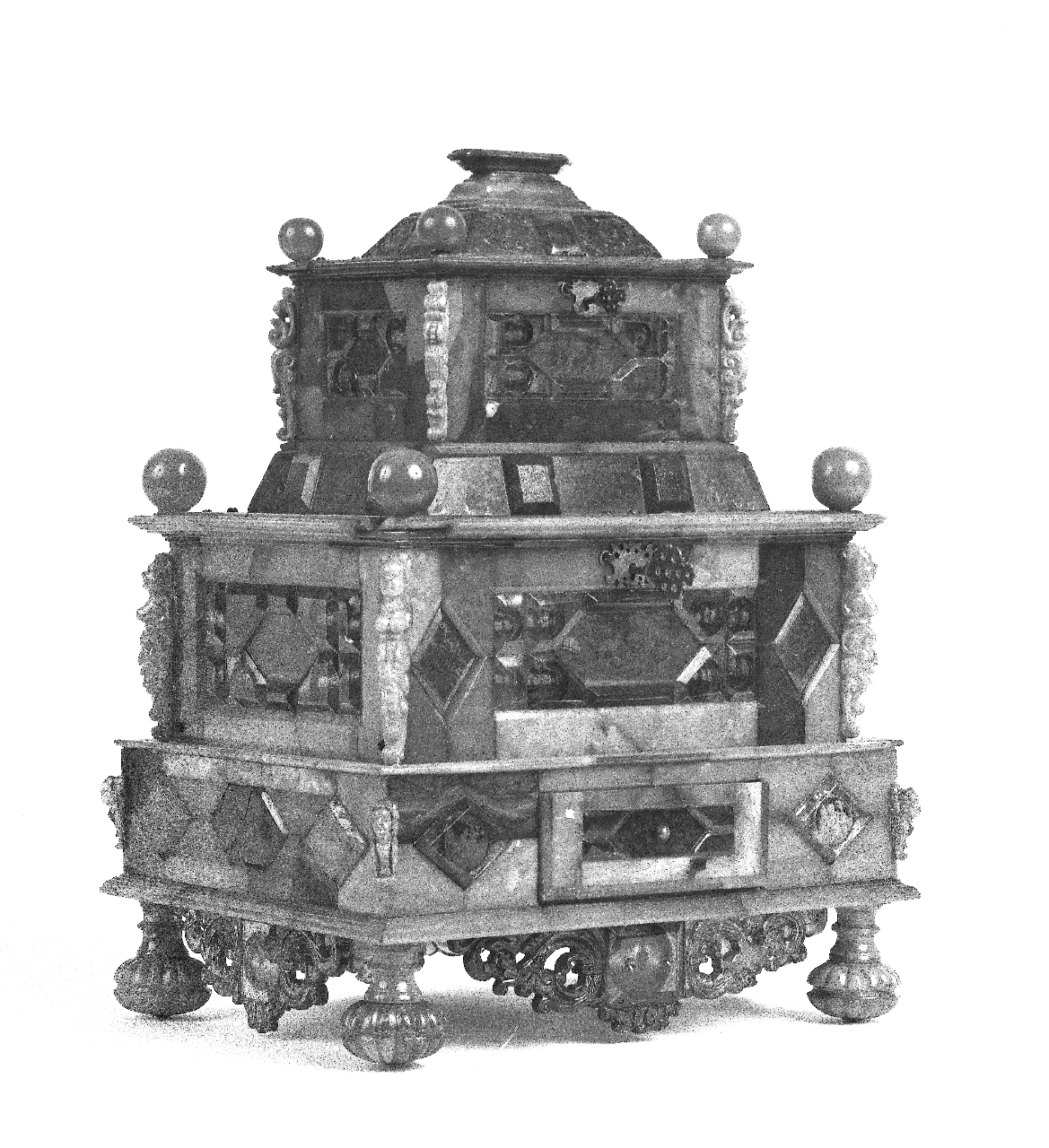 cofanetto - manifattura Germania nord-orientale (seconda metà sec. XVII)