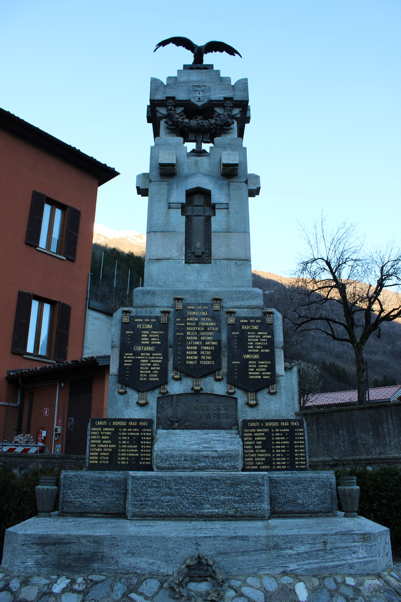 monumento ai caduti - ad ara, opera isolata - ambito italiano (prima metà sec. XX)