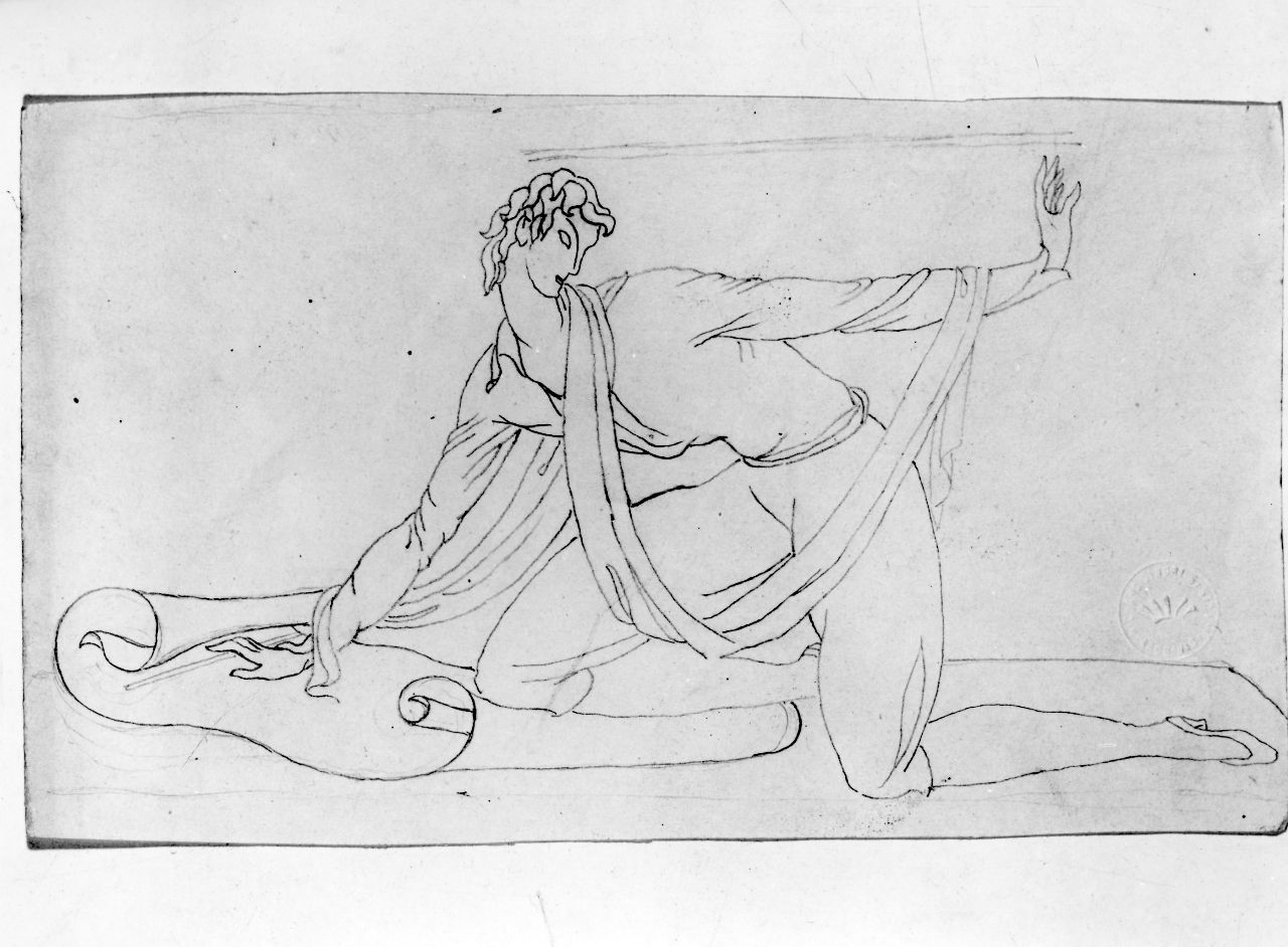 La conversazione classica, l'edile (disegno) di Ponti Giovanni (sec. XX)