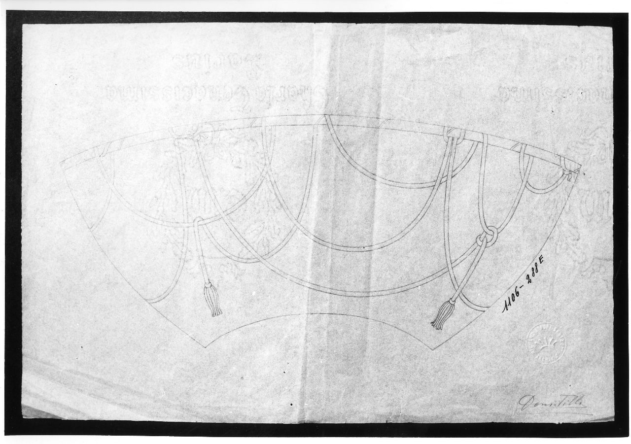 Funi per le mie donne. Domitilla, corde (disegno preparatorio) di Ponti Giovanni (sec. XX)