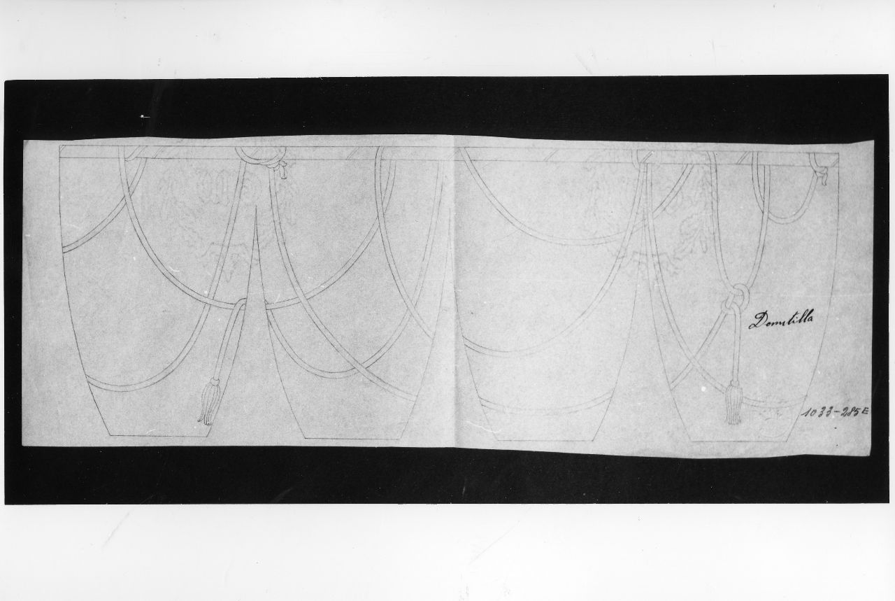 Domitilla, corde (disegno preparatorio) di Ponti Giovanni (sec. XX)