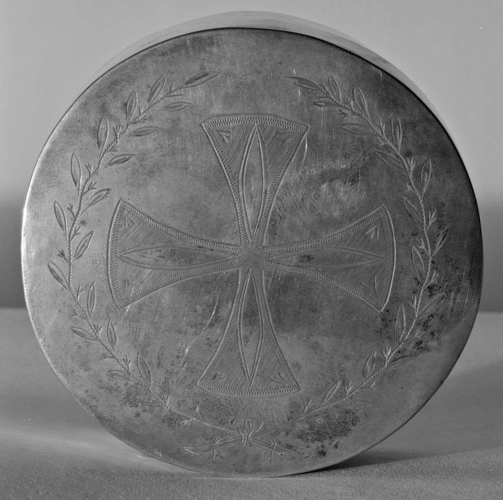 scatola per ostie - manifattura Italia settentrionale (prima metà sec. XIX)