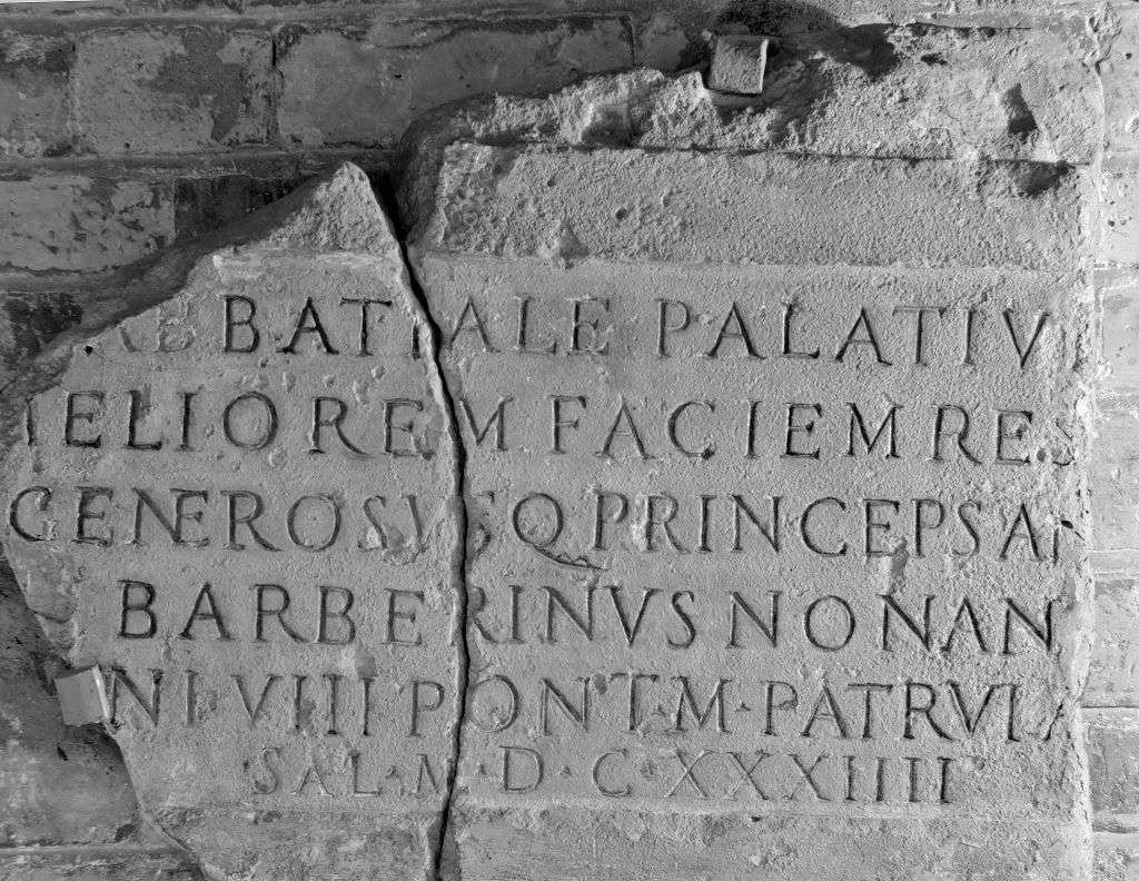 lapide commemorativa, frammento - manifattura emiliana (sec. XVII)